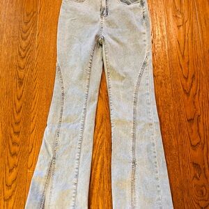 Chic‎ Light Blue Flare Women's Jeans